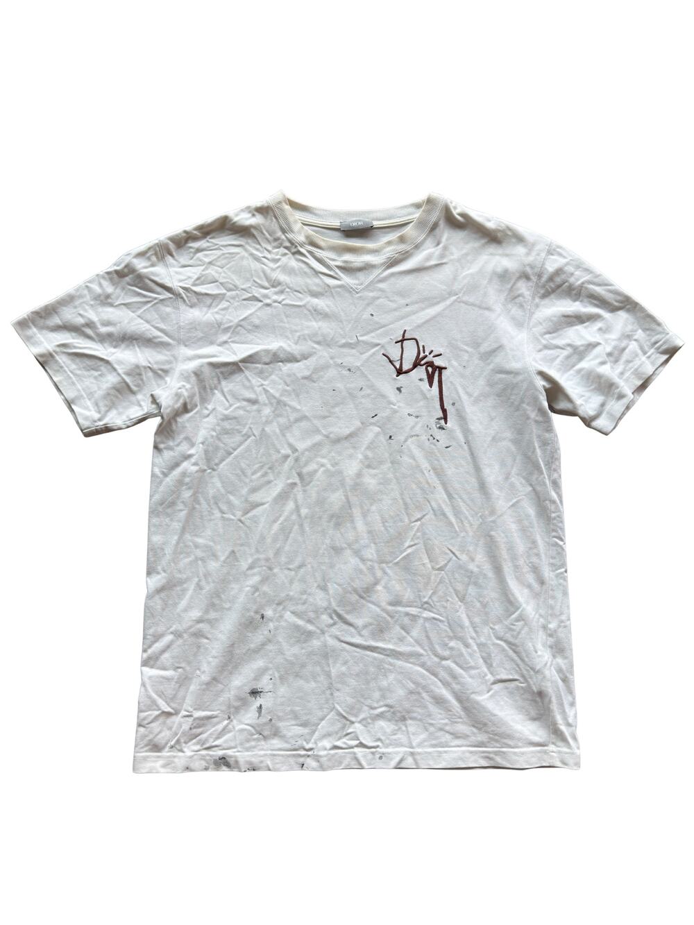 Dior x Cactus Jack Travis Scott T-Shirt White Medium 283J685B0554